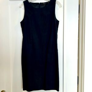 Elie Tahari Navy Sleeveless Dress